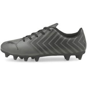 Puma Black Gray & Black Soccer Shoes